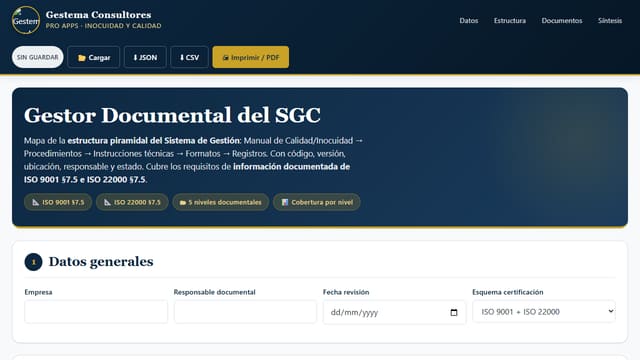 Gestor Documental del SGC