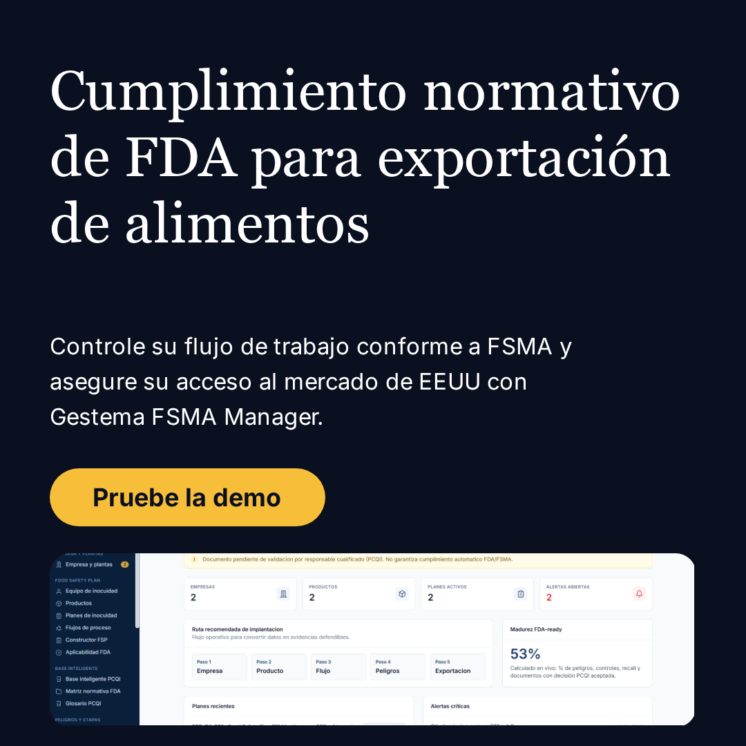 Gestema FSMA Manager &mdash; vista 3