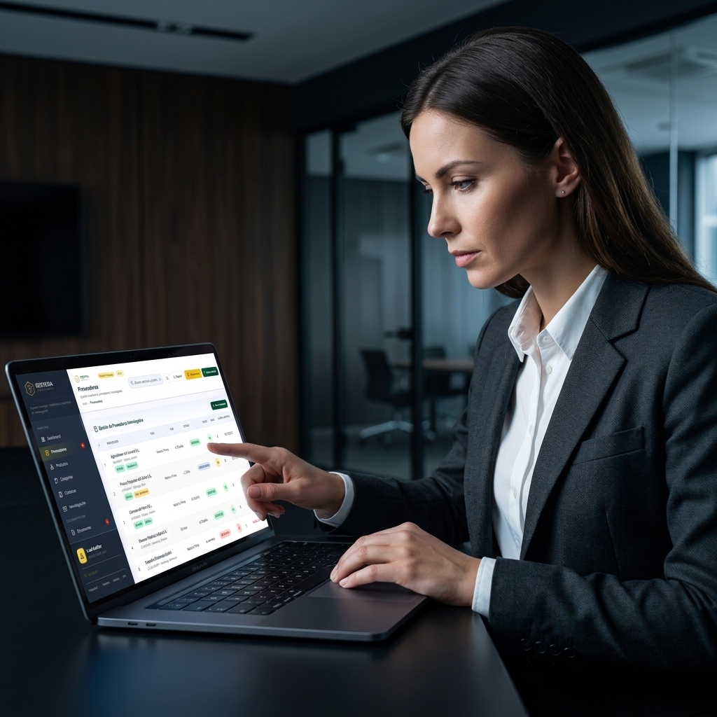 Vista comercial de Gestema Supplier Manager